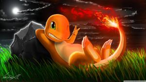 Char-Char-Charming Charmander! pokemon wallpaper