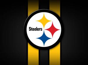 Cheer on the Pittsburgh Steelers with their iconic football logo! steelers wallpaper