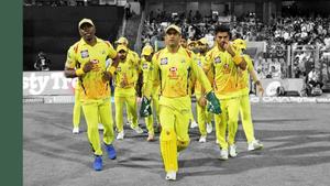 Chennai Super Kings Team Celebrating on Field csk wallpaper