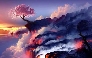 Cherry Blossom Anime Art cherry blossom wallpaper