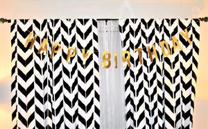Chevron Curtains Happy Birthday Banner Picture happy birthday wallpaper