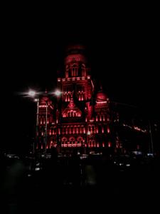 Chhatrapati Shivaji Maharaj Terminus At Night HD shivaji maharaj hd wallpaper