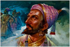 Chhatrapati Shivaji Maharaj With Purple Jiretop shivaji maharaj wallpaper