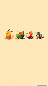 Chibi Pikachu And Friends Pokemon Iphone pokemon iphone wallpaper