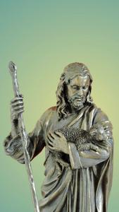 Christ Silver Figurine Jesus Phone jesus phone wallpaper