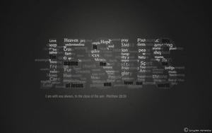 Christian Jesus Calligram christian wallpaper