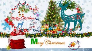 Christmas Collage Greeting Card christmas collage wallpaper