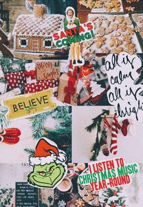 Christmas Collage Stickers christmas collage wallpaper