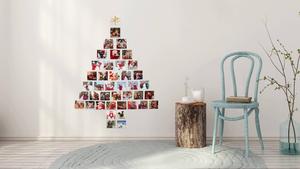 Christmas Collage Tree christmas collage wallpaper