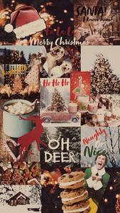 Christmas Message IPhone Aesthetic christmas iphone wallpaper