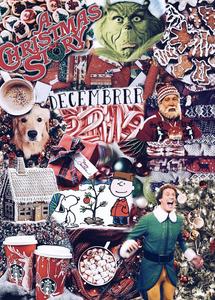 Christmas Story Collage christmas collage wallpaper