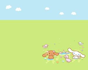 Cinnamoroll Adorable On The Go cinnamoroll laptop wallpaper