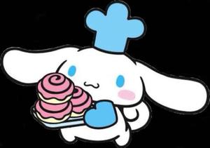 Cinnamoroll Chef With Pink Macarons sanrio wallpaper