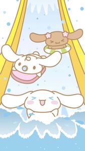 Cinnamoroll looks ever so cute in this adorable Sanrio artwork. Wallpaper