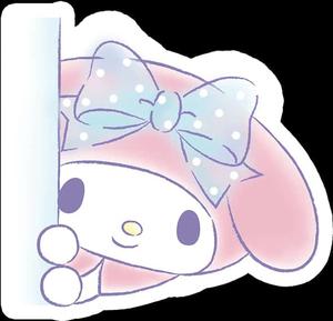 Cinnamoroll Peeking Cute Sticker Wallpaper