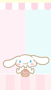 Cinnamoroll With Cinnamon Roll Wallpaper