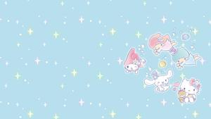 Cinnamoroll's magical laptop lets him explore never-before-seen worlds! cinnamoroll laptop wallpaper