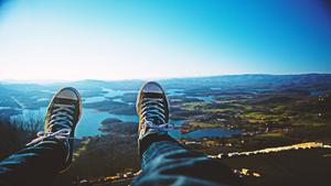 Classic Black Converse Sneakers 8k wallpaper