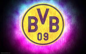 Classic Borussia Dortmund Pink Glow Logo borussia dortmund wallpaper