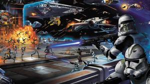 Clone Wars Battle Ships clone wars wallpaper