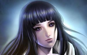 Close-Up Fanart Of Hinata hinata wallpaper