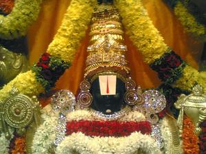Close-up Of Lord Venkateswara Statue