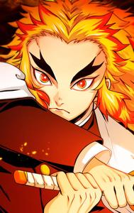 Closeup Kyojuro Rengoku Good PFP good pfp wallpaper