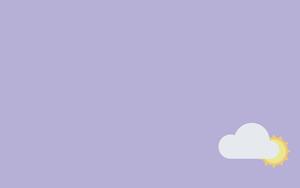 Cloud And Sun Pastel Purple pastel purple wallpaper