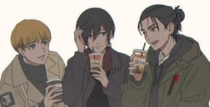 Coffee With Eren Yeager eren yeager wallpaper