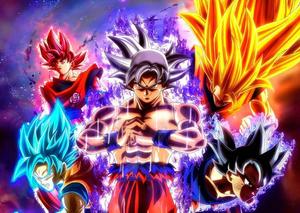 Collage Of Goku Ultra Instinct goku ultra instinct wallpaper