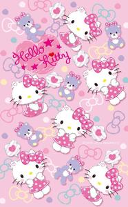 Colorful Artwork of Hello Kitty Wallpaper