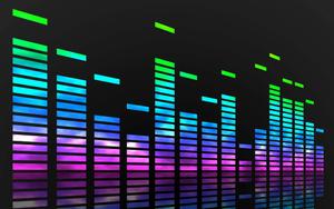 Colorful Music Graphic Equalizer  Wallpaper