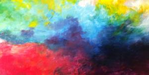 Colorful Painting Capturing Movement and Emotion art wallpaper