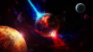 Colorful Planets 4K Space Wallpaper