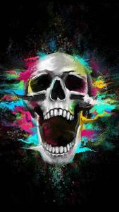 Colorful Skull Art – Make a Cool Statement. cool wallpaper