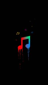 Colourful Musical Note 8K Phone 8k phone wallpaper