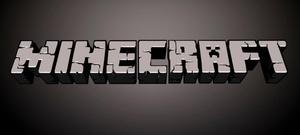 Concrete Minecraft Logo minecraft logo wallpaper