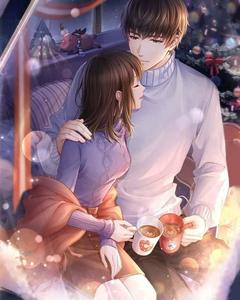 Connected in Love! anime couple wallpaper