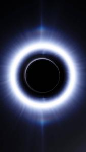 Contrasting Bright Light In Black Hole black hole wallpaper