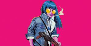 Cool Aesthetic Girl Pop Art aesthetic girl wallpaper