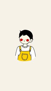 Cool And Stylish Boy Cartoon in Yellow Jumper handsome boy cartoon wallpaper