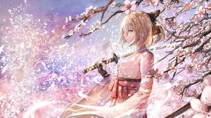 Cool Anime Samurai Girl  Wallpaper