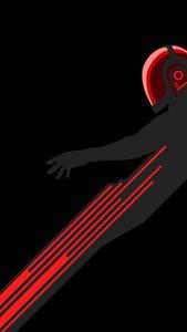 Cool Daft Punk Vector in a Bright Amoled Style amoled wallpaper