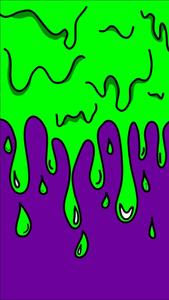 Cool Drip Green And Purple cool drip wallpaper