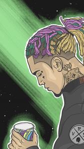 Cool Drip Lil Pump Praying cool drip wallpaper