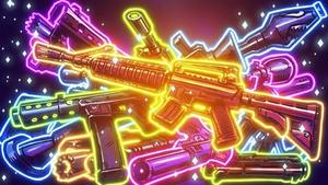 Cool Fortnite Glowing Weapons cool fortnite wallpaper