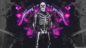 Cool Fortnite Skull Trooper Background cool fortnite wallpaper