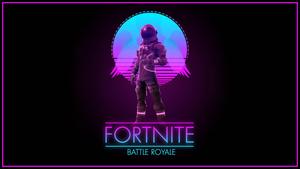 Cool Fortnite Synthwave Art cool fortnite wallpaper