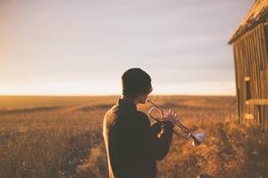 Cool Guy Playing Trumpet cool wallpaper