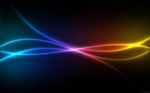 Cool HD Tablet Neon Curve Lines tablet wallpaper
